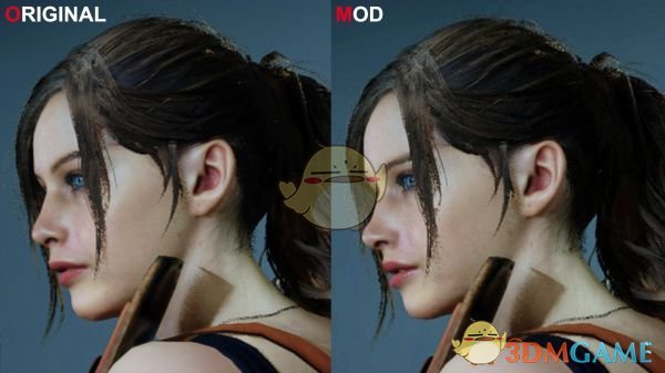 《生化危机2：重制版》克莱尔面部美化MOD