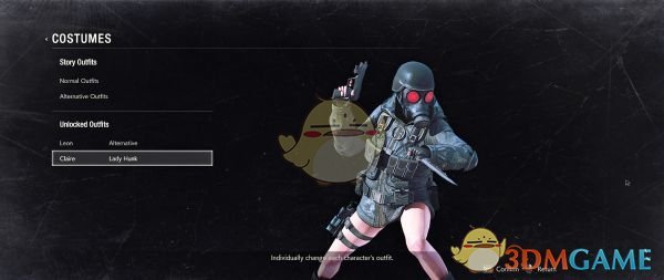 《生化危机2：重制版》Lady Hunk克莱尔MOD