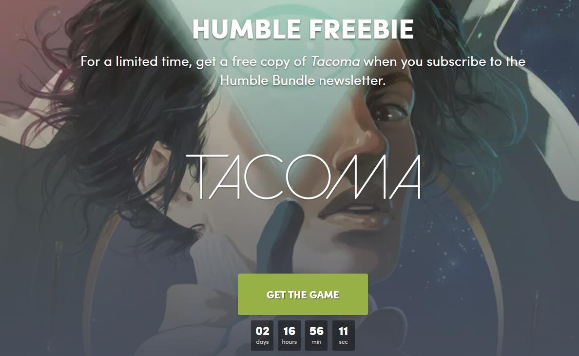 Humble福利喜加一 科幻游戏《塔科马》免费领取