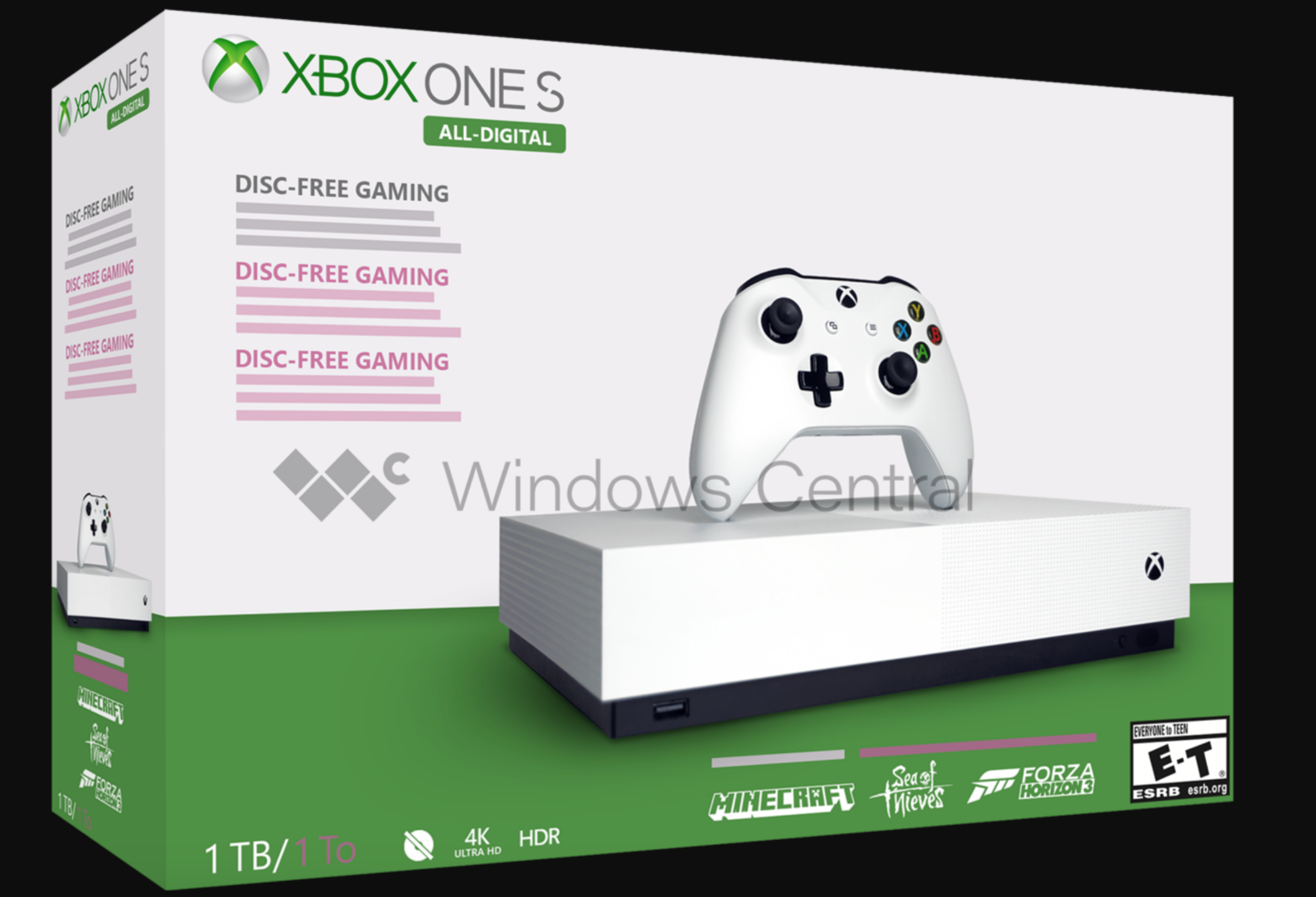 无光驱版Xbox One S或将于5月7日正式发售