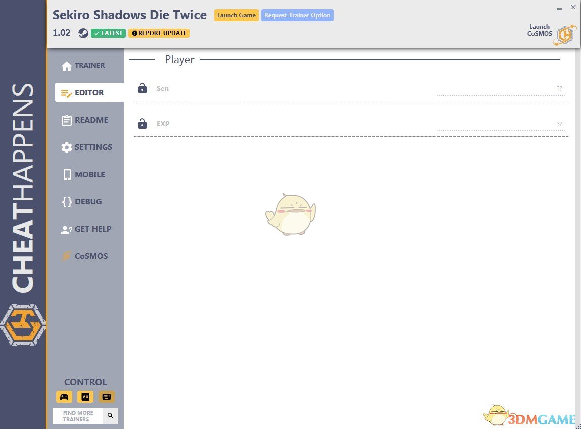 《只狼：影逝二度》v1.02十三项修改器[Cheat Happens]