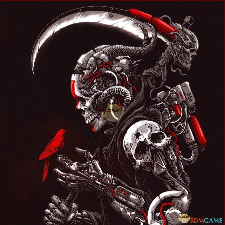 《Wallpaper Engine》赛博死神动态壁纸