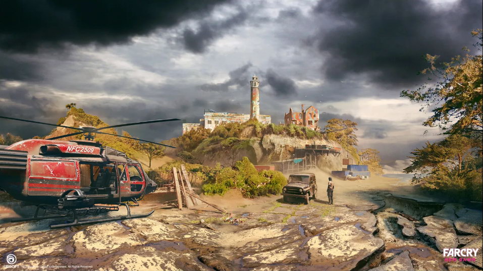 《孤岛惊魂：新曙光》游戏原画 充满艺术的废土世界