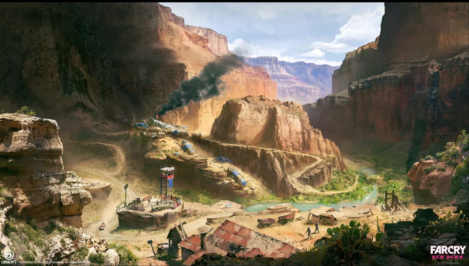 《孤岛惊魂：新曙光》游戏原画 充满艺术的废土世界