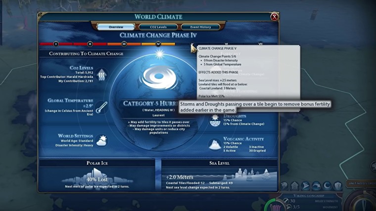 《文明6》“风云变幻”今日更新 调整气候变化速率 