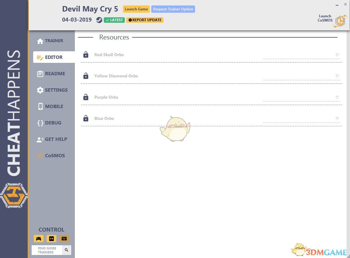 《鬼泣5》v2019.04.03十八项修改器[Cheat Happens]