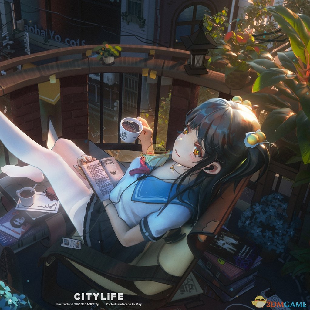 《Wallpaper Engine》写实系美少女壁纸——城市五月生活