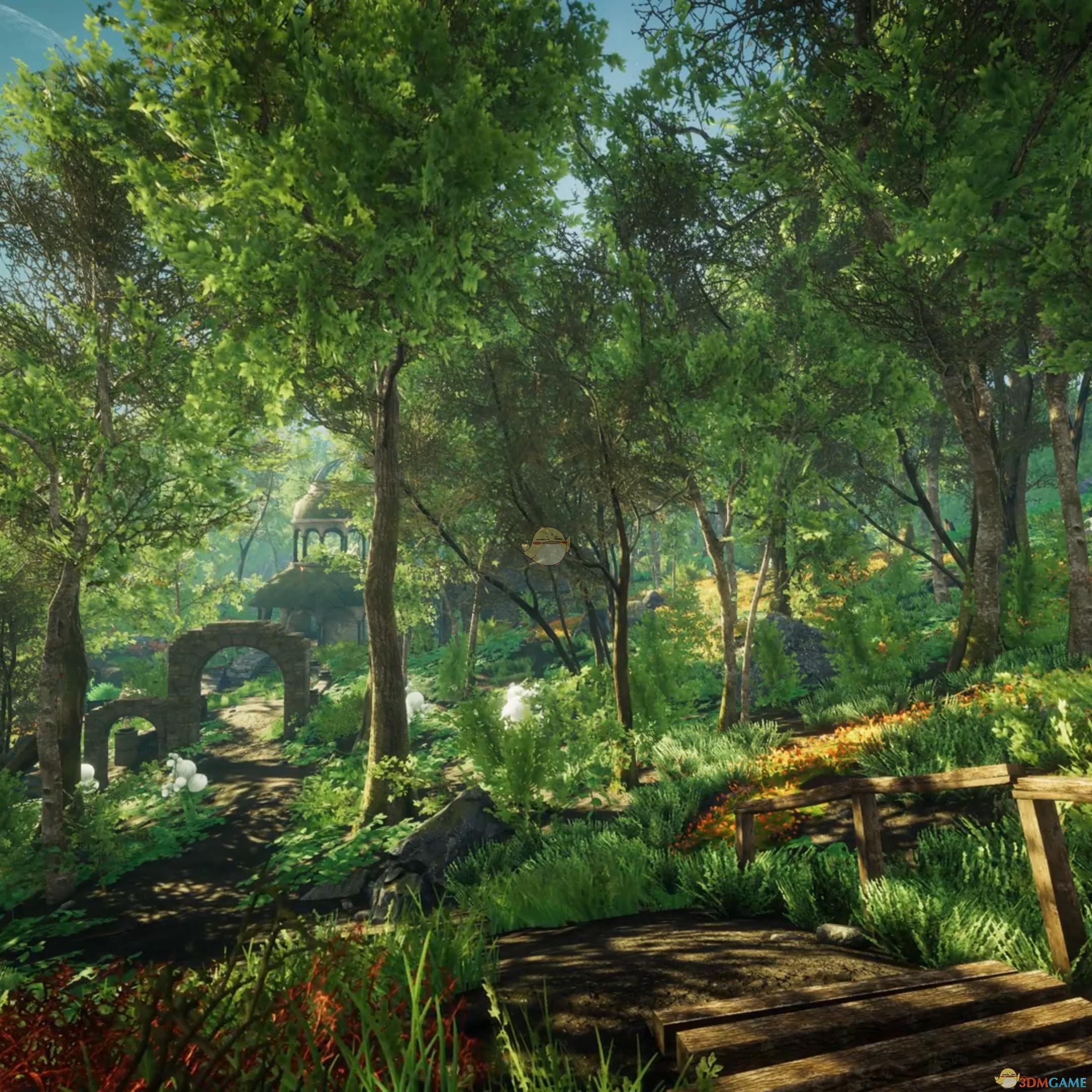 《Wallpaper Engine》林荫道3D场景动态壁纸