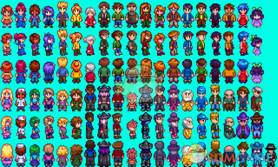 《星露谷物语》全人物精灵可爱化MOD