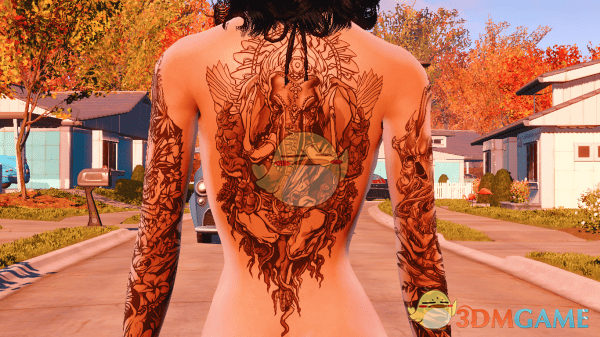 《辐射4》胸口与背后的性感纹身MOD