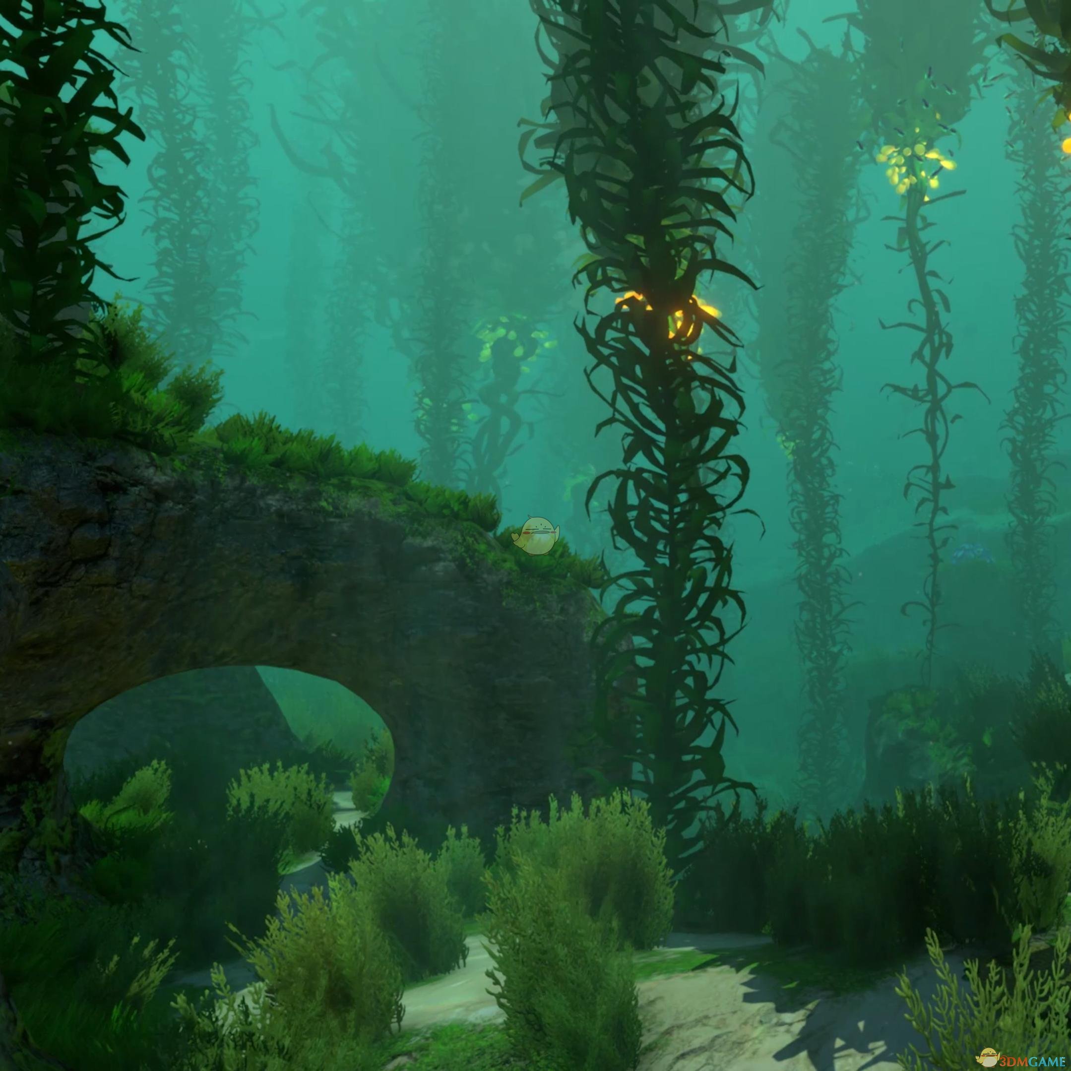 《Wallpaper Engine》美丽水世界 - 水下藤蔓动态壁纸