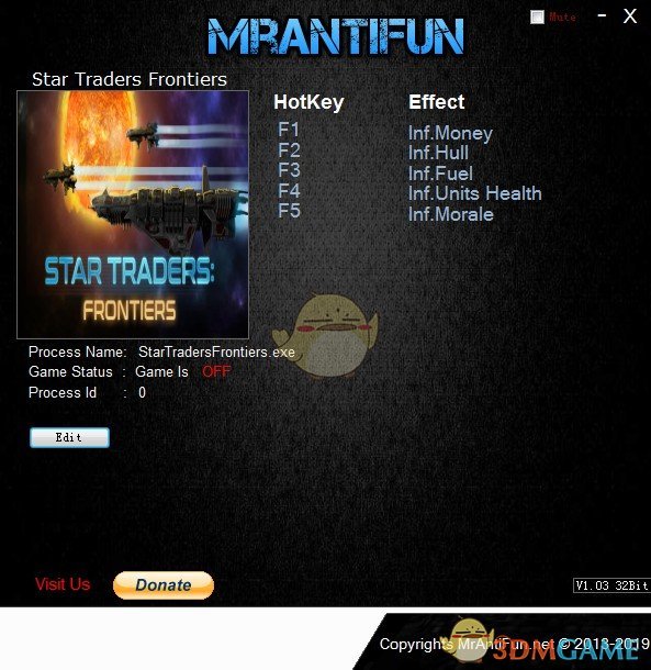 《星际贸易：前沿》v2.5.15五项修改器[MrAntiFun]