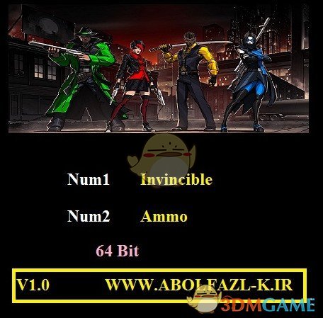 《日落时分》v1.0无敌模式无限弹药修改器[Abolfazl]