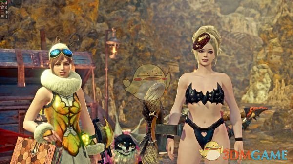 《怪物猎人：世界》性感内衣尸套龙服装MOD