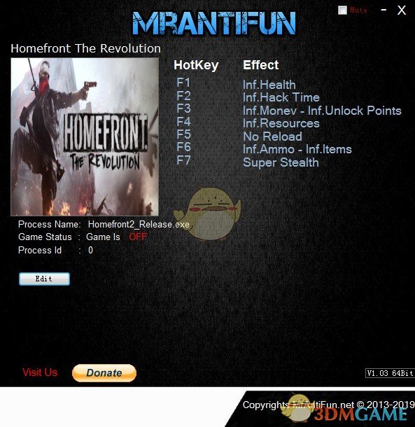 《狙击精英V2重制版》v1.0六项修改器[MrAntiFun]