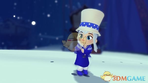 《时光之帽》蓝白冬季服装MOD