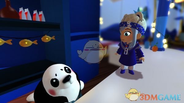 《时光之帽》蓝白冬季服装MOD