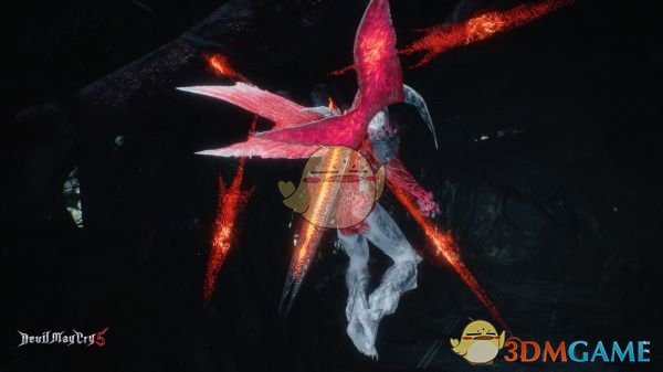 《鬼泣5》玫红色但丁魔人化MOD