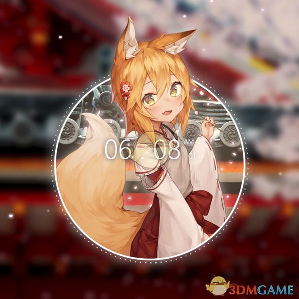 《Wallpaper Engine》狐仙小姐音乐响应壁纸