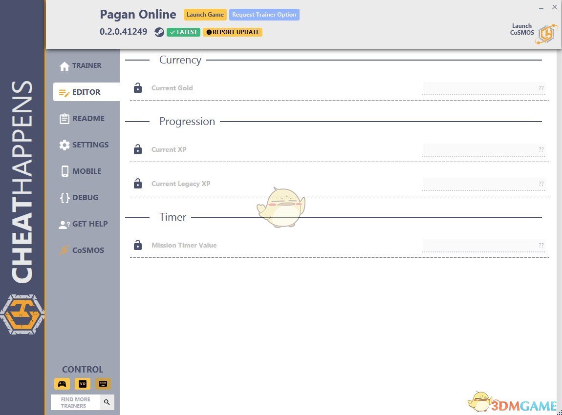 《Pagan Online》v0.2.0.41249九项修改器[Cheat Happens]