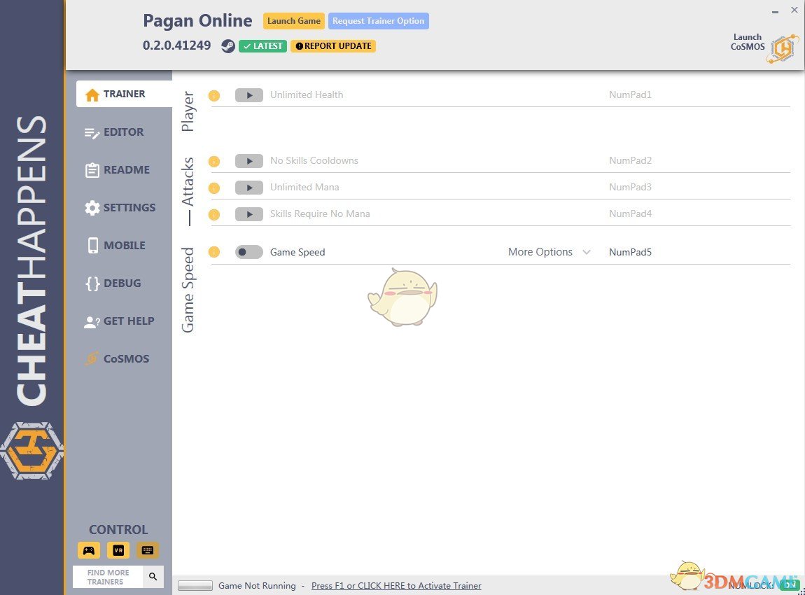 《Pagan Online》v0.2.0.41249九项修改器[Cheat Happens]