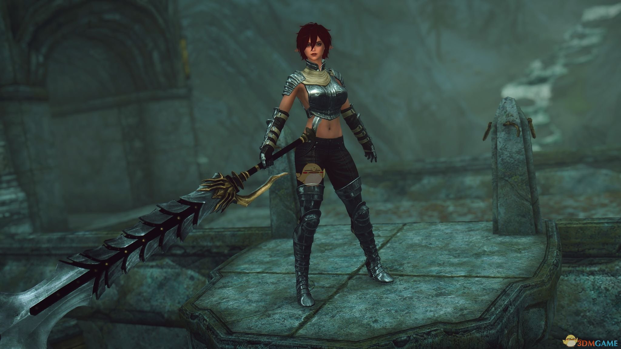 《上古卷轴5：天际重置版》女性性感刺客随从MOD