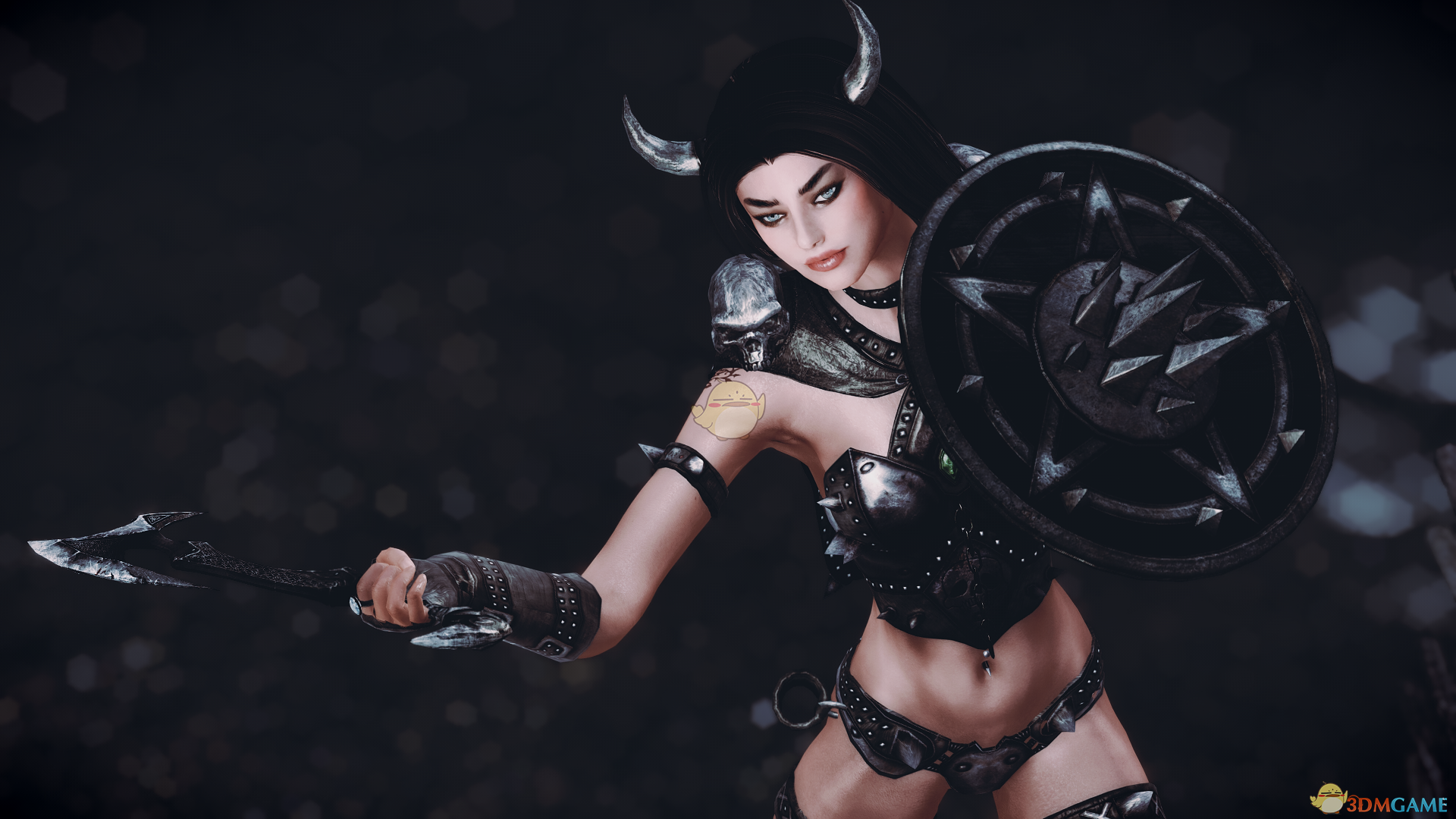 《上古卷轴5：天际重置版》性感野蛮人盔甲MOD