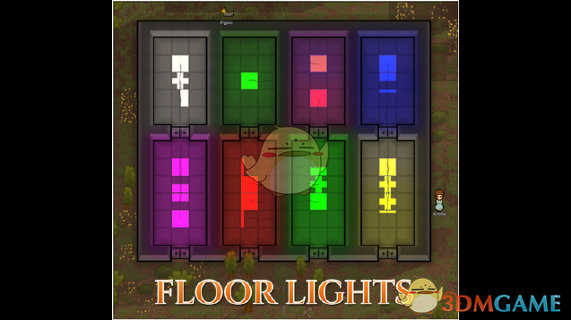 《边缘世界》多彩落地灯v1.0 MOD