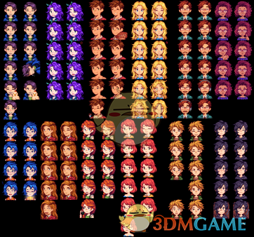 《星露谷物语》Miowee可爱风人物肖像美化MOD