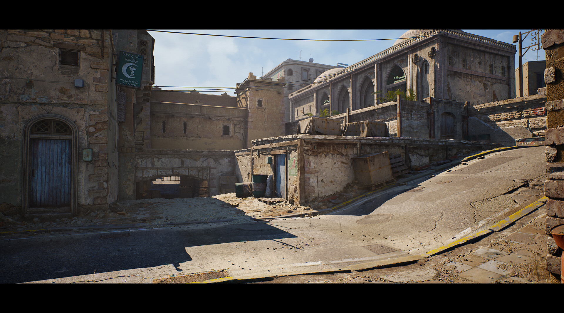 玩家利用虚幻4引擎自制《反恐精英》De_Dust 2地图
