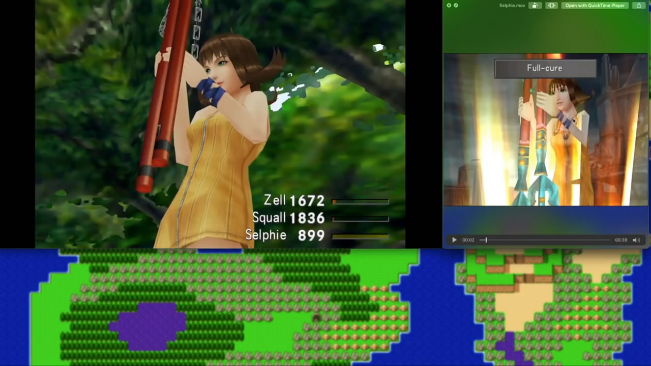 《最终幻想8》新旧版本对比视频 画面进化妹子更美丽