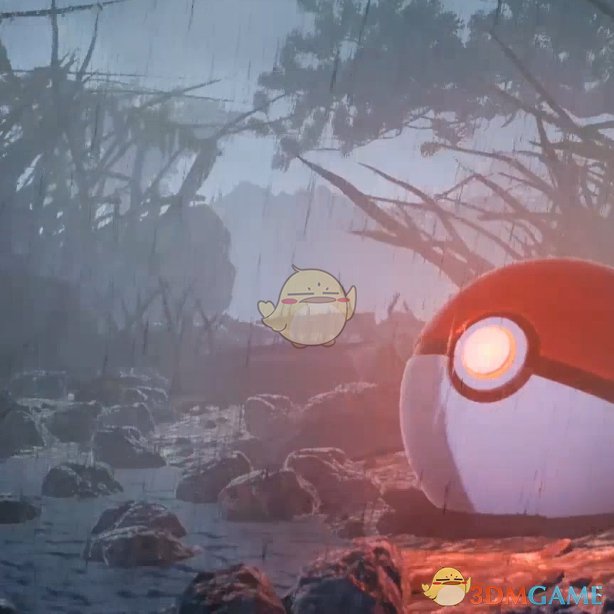 《Wallpaper Engine》风雨中的精灵球动态壁纸