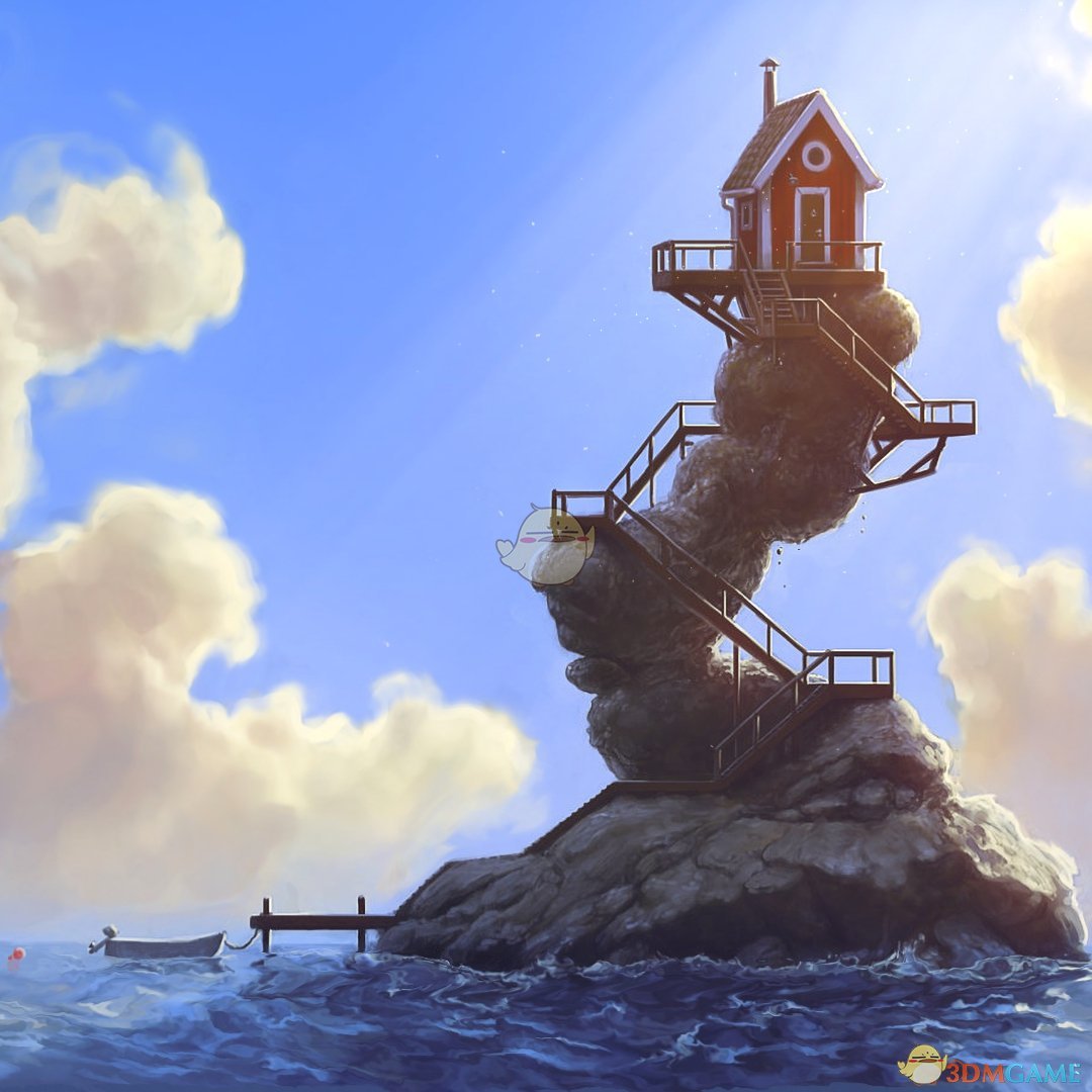 《Wallpaper Engine》海上礁石小屋动态壁纸