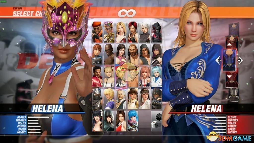 《死或生6》Helena脸部发型替换MOD