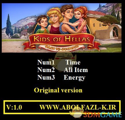 《地狱之子：回到奥林匹斯》v1.0三项修改器[Abolfazl]