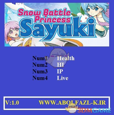 《雪女大旋风：纱雪与小雪的冰冻大骚动》v1.0四项修改器[Abolfazl]