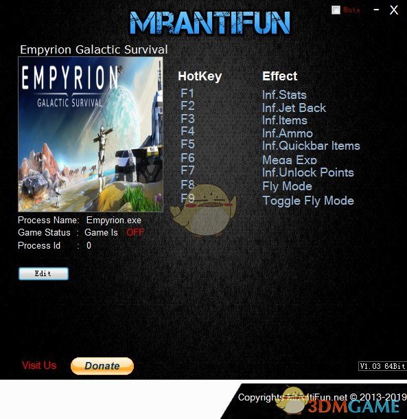 《帝国霸业：银河生存》v10.2.2.2567八项修改器[MrAntiFun]