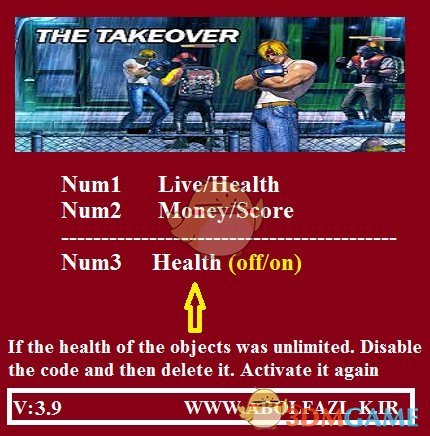 《接管》v3.9三项修改器[Abolfazl]