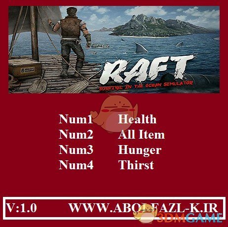 《木筏求生》v1.0四项修改器[Abolfazl]