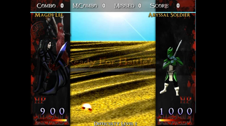 角色扮演类独立音游 《暗之领主纪元：狂想曲的冲突》实机演示