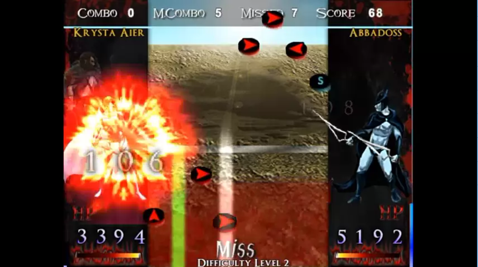 角色扮演类独立音游 《暗之领主纪元：狂想曲的冲突》实机演示