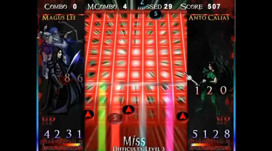 角色扮演类独立音游 《暗之领主纪元：狂想曲的冲突》实机演示