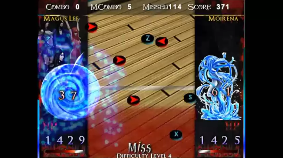 角色扮演类独立音游 《暗之领主纪元：狂想曲的冲突》实机演示