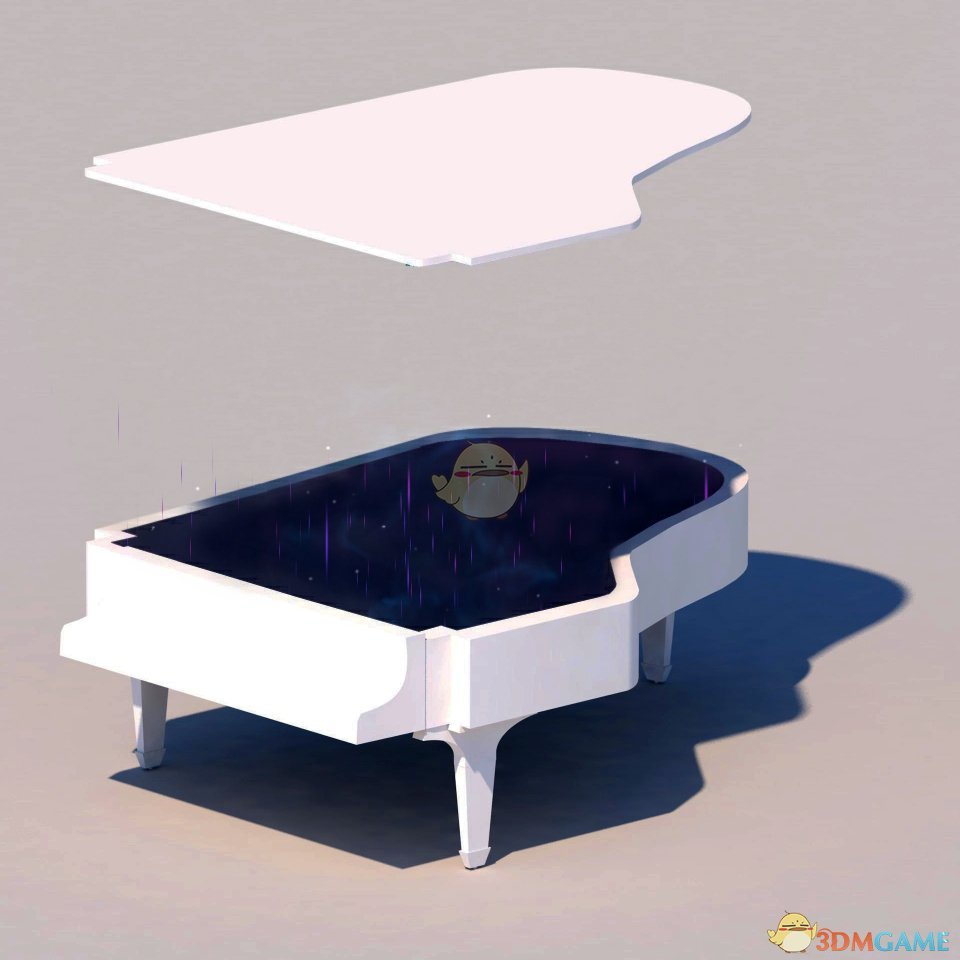 《Wallpaper Engine》心形钢琴动态壁纸