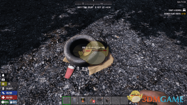 《七日杀》可拾取轮胎MOD