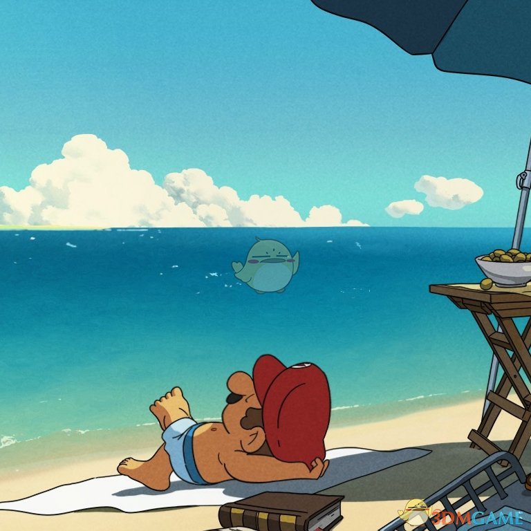 《Wallpaper Engine》超级马里奥奥德赛卡通沙滩壁纸