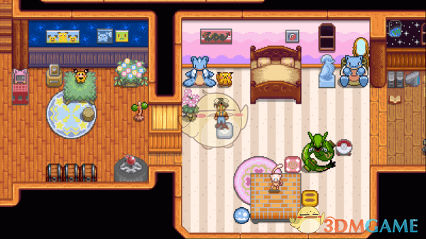《星露谷物语》精灵宝可梦秘密基地定制家具MOD