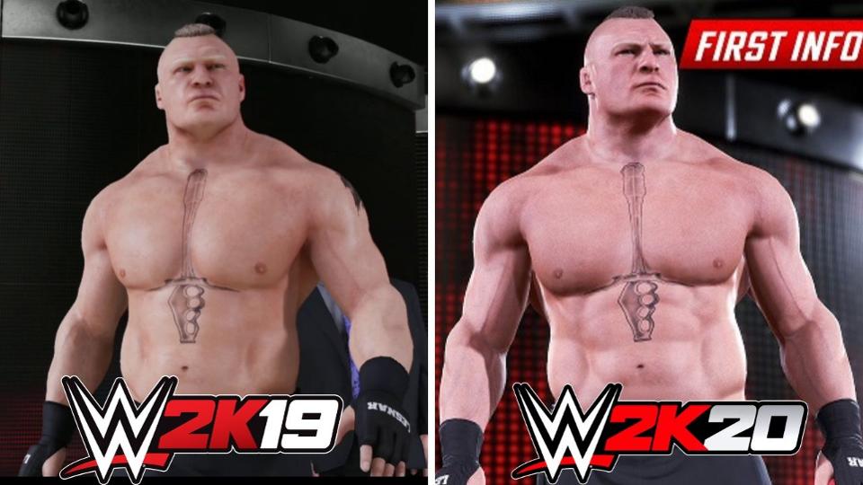 《WWE 2K20》首批截图 “大布”更白更帅肌肉更大了