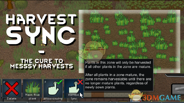 《边缘世界》植物完全生长才可收获v1.0 MOD