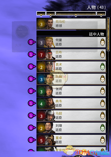 《全面战争：三国》所有立绘三国将领八王时期可招募MOD